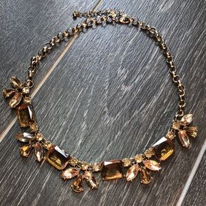 Banana Republic Chunky Brown Statement Necklace